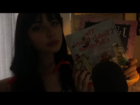 ASMR 🎄🎅 tucking you in and reading you a Christmas bedtime story (fire crackling sounds)