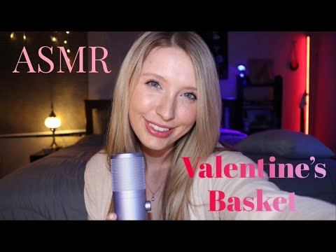 ASMR 💝 (POV) ur my girlfriend's Valentine's Day basket + i put gifts inside you 🧸🍫
