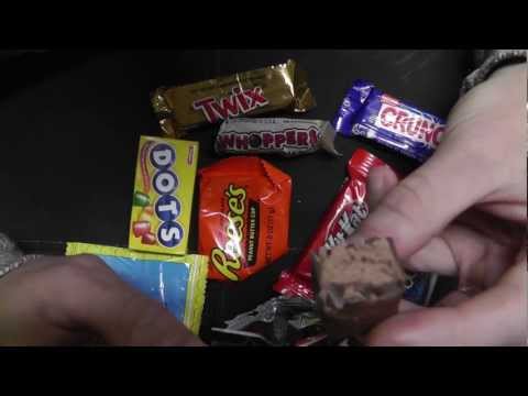 Eating Halloween Candy (annual ASMR tradition)