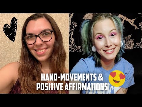 ASMR | Hand movements & positive affirmations ❤