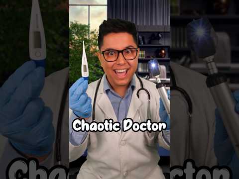 Chaotic Doctor Check-Up 😵‍💫 | #asmr #shorts
