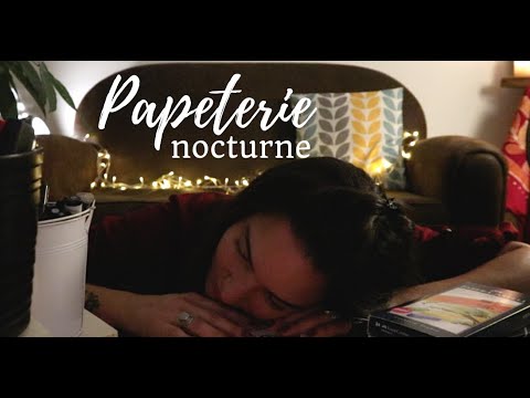 ASMR ROLEPLAY * Papeterie nocturne *