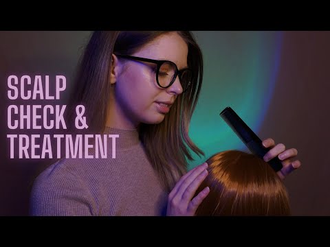 [ASMR] 🔎 Scalp check & treatment appointment | Layered sounds, scalp brushing & massage, soft spoken