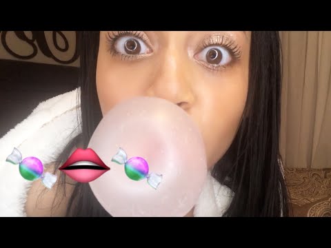 ASMR: INTENSE GUM CHEWING/POPPING/BUBBLES
