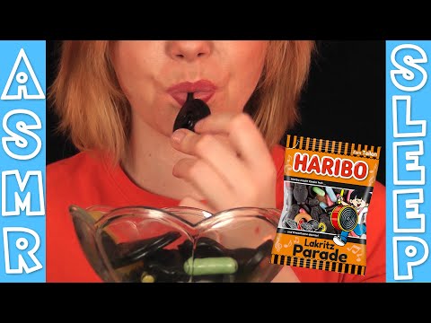 ASMR licorice candy eating | intense chewing sounds | Haribo
