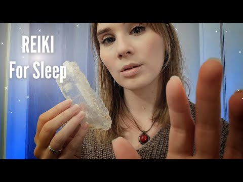 😴Reiki ASMR Sleep Session | Light Codes & Crystals For Sleep