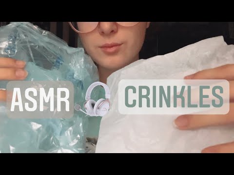 ASMR Crinkles Sounds For Tingles😴🎧 Tingly✨
