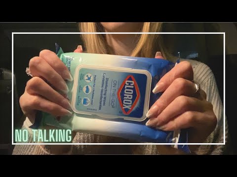 ASMR ~ tapping and scratching on items in my car!🤤🚗 ~ no talking