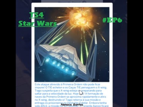 TS4 Star Wars | Brigas e Missão Aeroespacial! 😱🤼‍♂️👨‍🚀🗡️ #EP6