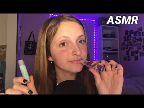 ASMR Chapstick and LipGloss Applications (Mouth Sounds)