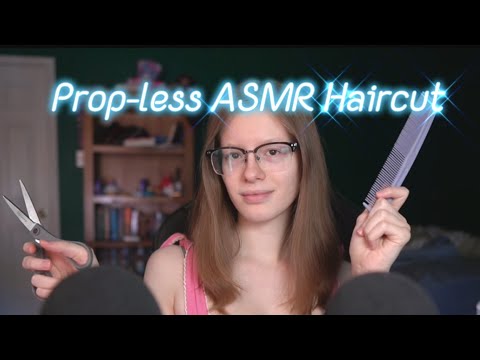 ASMR Propless Haircut Roleplay (Hand Movements and Visual Triggers)