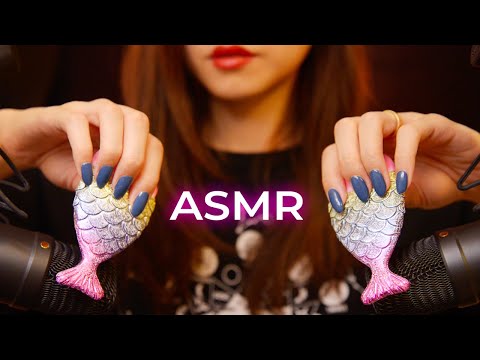 ASMR 9 Triggers Assortment for Sleep | Tapping, Scratching, Brushing, Crinkles(No Talking)