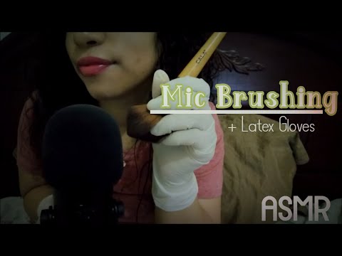 [ASMR] ✋💤 Pleasant Mic Brushing + Latex Gloves | Sounds To Make You Sleep