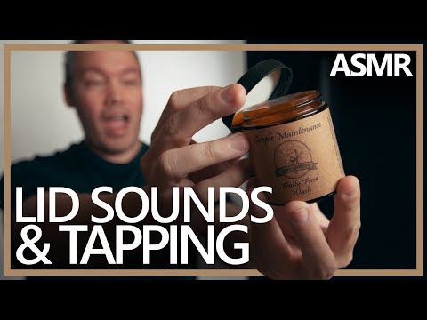 Lid Sounds and Tapping ft. Papa's Apothecary Topical Herbal Wellness Products🌱 (4K)