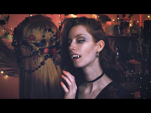 ASMR 🩸 Vampire Styles Your Hair & Gossip At The Salon (Complimenting YOU) / Collab w OopsyDaisy