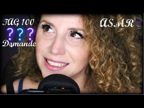 TAG 100 DOMANDE!!! Qualche curiosità su di ME! INTENSE WHISPERING😴 || ASMR ITA
