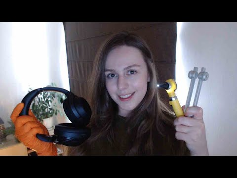 ASMR TINGLY EAR EXAMINATION AND HEARING TEST ROLE PLAY