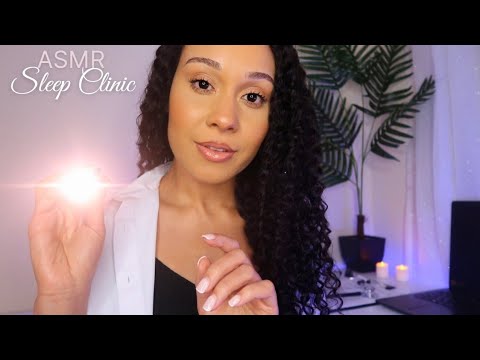 ASMR Sleep Clinic Roleplay☁️Questionnaire, Physical Exam & Trigger test