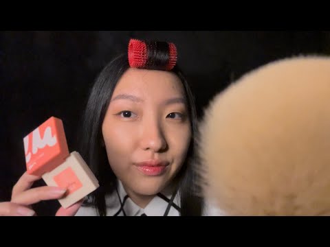 ASMR 🇰🇷 Korean Mean Girl does Your Makeup 루드메이컵[Eng sub]