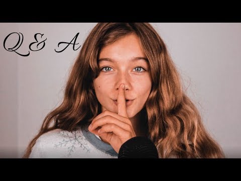 {ASMR} 10 MINUTES OF ME ANSWERING YOUR QUESTIONS!