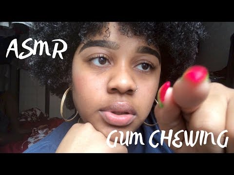 ASMR- GUM CHEWING 🍬& HAND MOVEMENTS ✋🏽🤚🏽 (No Talking)