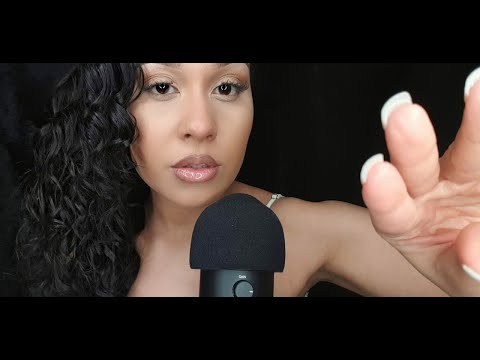 ASMR Plucking Negative Energy (Hand Movements,Mouth sounds) Personal Attention ♡