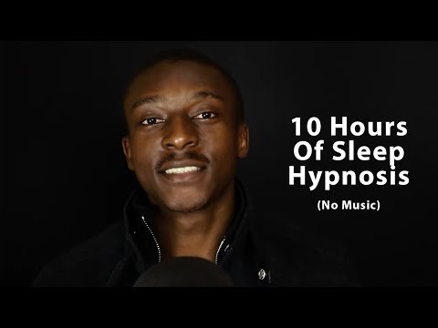 ASMR Whispered Sleep Hypnosis | Yoga Nidra | Positive Affirmations| No Music | Rain Stick | 10 Hours
