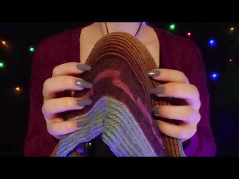 ASMR - Scarf On Microphone (Rubbing & Scratching) [No Talking]