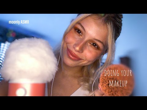 ASMR-doing your makeup roleplay💄(mouthsounds,tapping,personal attention…)