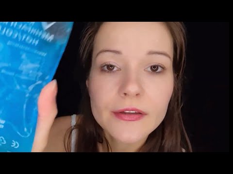 ASMR Girlfriend Roleplay (cold face eye mask, cold therapy) stress relief soft spoken german/deutsch