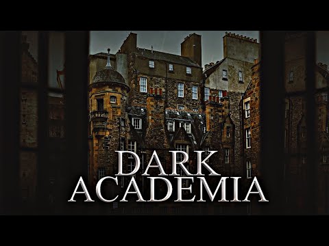 Dark Academia Aesthetic Ambience ◈ Rainy Window Edinburgh Street View ◈ Thunder & Soft Echoed Music