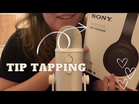 ASMR exploring triggers with scratching and fingertip tapping🎧