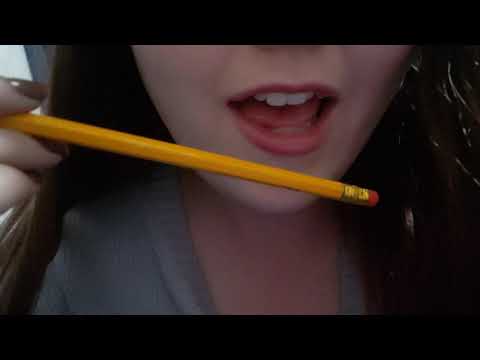 Asmr Chewing A Pencil Up Close