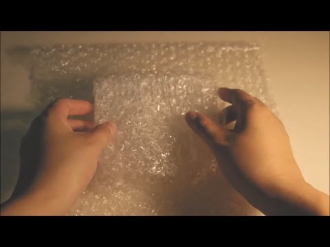 ASMR. Crinkling Bubble Wrap/Sticky hands/Brushing + Beer (no popping)(뽁뽁이)