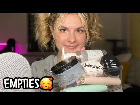 ASMR | Empties (whispers, tapping, scratching)