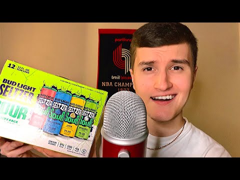 ASMR Drinking With Me 🍻 (Sour Seltzers 😵‍💫)