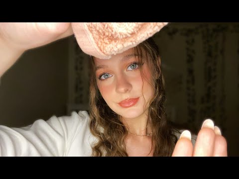 ASMR | Up Close Personal Attention ~ Facial Cleansing/Massage🤍