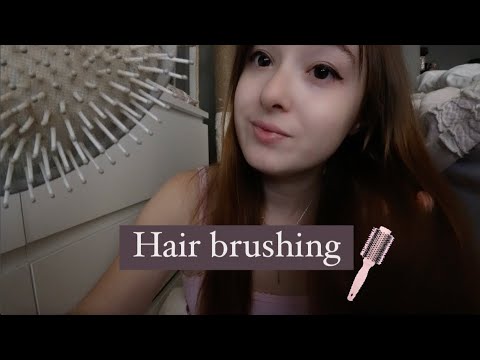 ASMR hair brushing/Personal attention💆‍♀️