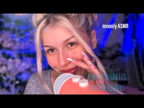 ASMR-cupped assorted mouthsounds🥶(inaudible words,mouthsounds,wet…)