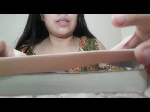 ASMR TUTORIAL ON DIY MAKING BOOK BOX ( TAPPING OF CARD BOARDS, CUTTING SOUNDS )