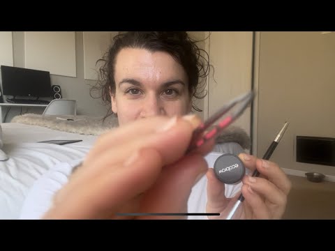Plucking + Shaping Your Eyebrows ASMR: No Talking w/Hand Movements + Personal Attention