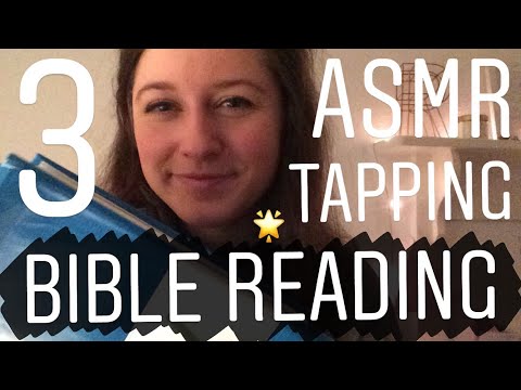 ASMR Bible Reading for Relaxation and Sleep | Tapping and Whispers #3