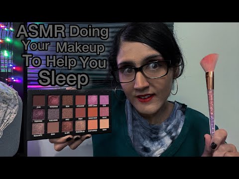 ASMR Doing Your Makeup To Help You Sleep (Roleplay) 💕
