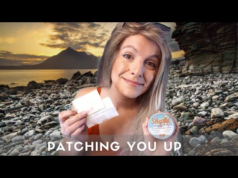 ASMR 💤 Patching you up at the beach 🌊🏖️