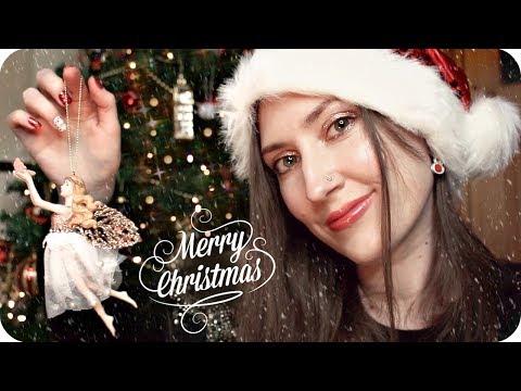 ASMR Fireside Festive Magic🎄 Soft Spoken w/ Very Close Whispers 🎄 Tree & Ornament Show and Tell