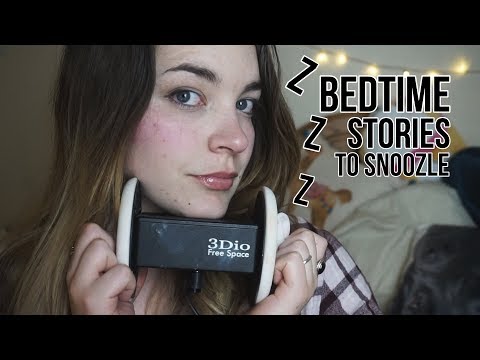ASMR Stories to Snoozle To! Soft Whispering Ear-to-Ear [Binaural]