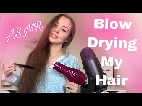 ASMR | Blow DRYING MY HAIR NO TALKING