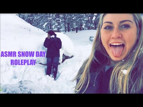 ASMR Snow Day Roleplay (soft speaking and eating sounds)