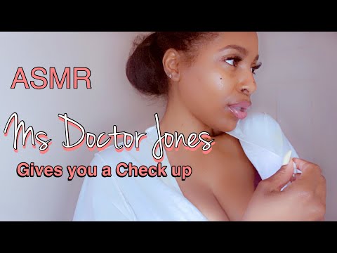 ASMR | Ms Jones Gives You a Check up Doctor (Joi) Role Play