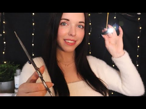 (ASMR) Arrive Normal, Leave SEXY ♥ Haircut, Treating Wounds, Skincare & Exam